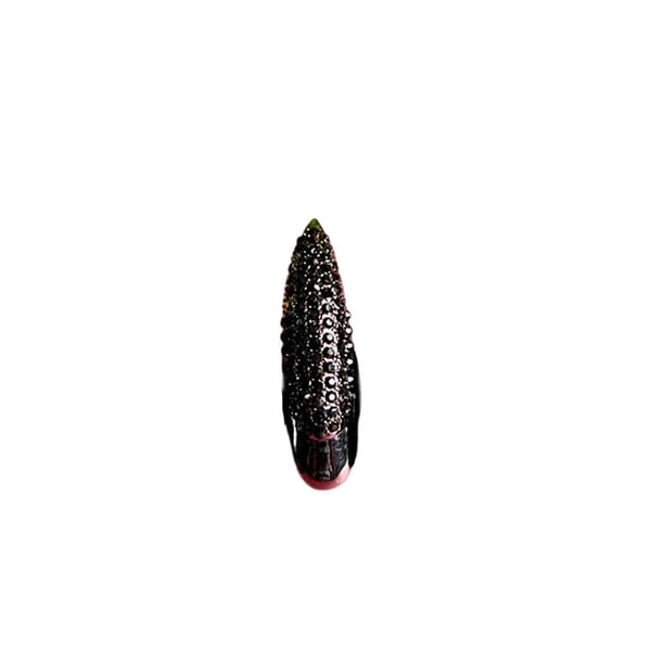 Jumpingount Anillo de moda con diamantes de imitación para mujer y hombre Ropa, zapatos y accesorios Miscelánea Negro L Jumpingount AP015280-04