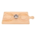 thumbnail image 1 of HONITANO 1Set Wooden Margarita Tray with Salt and Sugar Rimmer for Professional Bartender Tools, 1 of 8