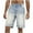Light Blue, variant on COSFO Straight Mens Bermuda Shorts Casual Loose Distressed Denim Shorts Summer with Pockets Jeans Shorts