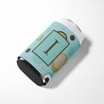 thumbnail image 3 of Letter I Initial Monogram - Blue Dots Can or Bottle Beverage Insulator Hugger, 3 of 5