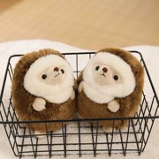 Chubby Hedgehog Stuffed Animal-Fluffy Soft Stuffed Hedgehog Plush Toy Cute Creativity Birthday Gift