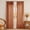 Burnt Orange, variant on Linen Curtains, Light Filtering Sheer Window Treatments, Boho Floor to Ceiling Curtains for Bedroom Aesthetic Living Room, 84 Inches Long, 2 Panels Set