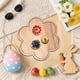 thumbnail image 5 of Uuiauoio Easter Wooden Serving Platters Shape Charcuterie Boards Spring Easter Wood Trays Decorative Wooden Snack Cheese Dish Plates for Spring Holiday Housewarming Presents, 5 of 6