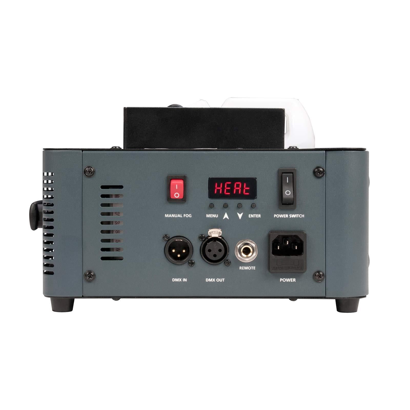 ADJ Fog Fury Jett High Velocity RGBA LED Vertical Fog Machine with Variety Fog Juice Package