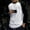 White, variant on Baqcunre Mens T Shirt Mens Summer Fashion And Leisure Personality Solid Color Round Neck Pullover T Shirt Sweatshirt Tops For Men Black L