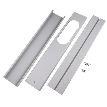 

Adjustable Portable Air Conditioner Block Plate for Window Slide Kit with Screws