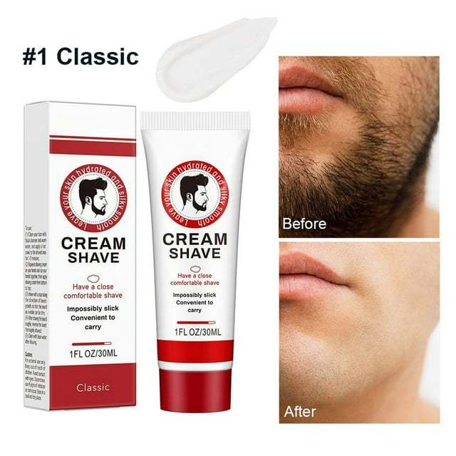 2 Pack Shaving for Men - Soothing and Moisturizing Formula for a Tight Comfortable Shave - Leaves Skin Soft Fresh and After Each Use