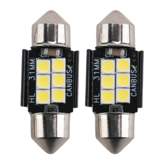 Extremely Bright 400 Lumens 3020 Chipset Canbus Error Free Led Bulbs For Interior Car Lights License Plate Dome Map Door Courtesy 31Mm Festoon De3175 6428 Xenon White