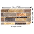 thumbnail image 3 of Yeetfub Peel And Stick Tiles For Kitchen Clearance 3D Bright Film Tile Stickers DIY Self Adhesive Wall Stickers, 3 of 7