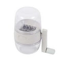 thumbnail image 5 of Spice Mill, Nut Chopper, Removable Portable Hand Crank Meat Garlic Handheld Food Shredder, Mincer Blender, Dry Fruit Grinder for Household Beans White, 5 of 8