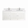 thumbnail image 2 of James Martin Vanities E645-V60D-GW-1WZ Athens 60" Double Basin Poplar Wood Vanity Set -, 2 of 2