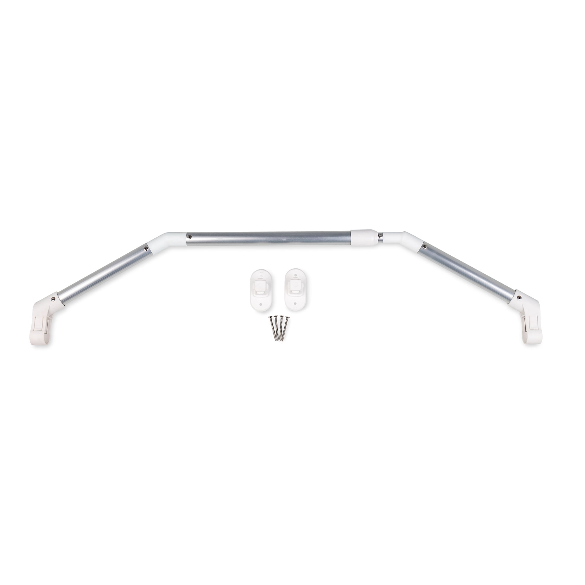 Camco Camper/RV Shower Extender Curtain Rod up to 35-42 Inch, Aluminum Pivoting Design