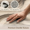 thumbnail image 6 of ODIKA 2'x3' Washable Throw Rug Large Para Contemporary Flowing Ribbon Gradient Print Alfombras for Hallway, Study Room, Non-Slip Low Profile, Flatwoven, 6 of 7