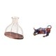 thumbnail image 5 of Portacorchos de vino,Soporte de metal para corcho de vino,tapón de exhibición para vino,Estatua de toro de resina,Pintura Resina Toro Estatua Escultura Inicio,Figuras de animales de toro para, 5 of 8