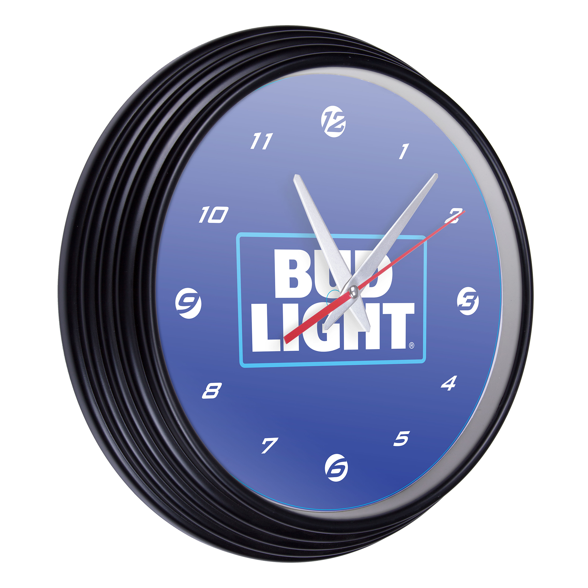 Bud Light 15 Inch Retro Style Wall Clock