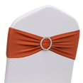 thumbnail image 1 of Fajas de silla JFDYDM Terracota Spandex, paquete de 50 unidades, para boda, 1 of 6