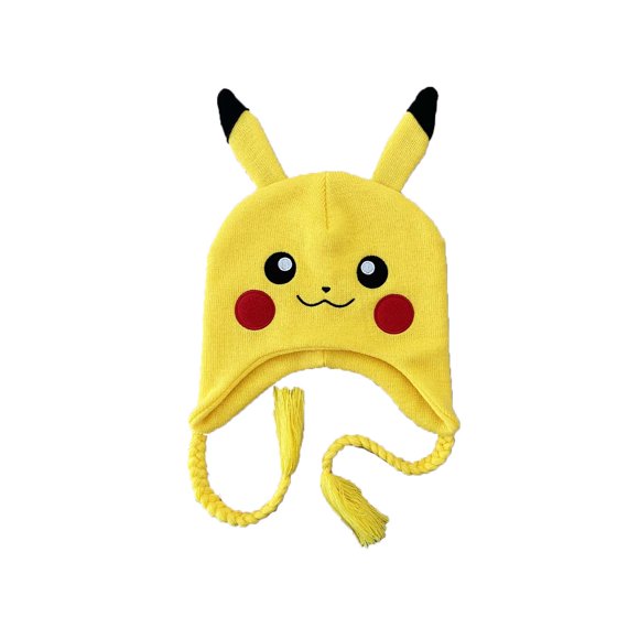 Pokémon Pikachu Big Face Tassel Beanie With Ears