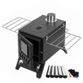 thumbnail image 4 of Lorelo Wood Burning Stove, Folding Portable Wood Stove, Tent Stove for Heating, Camping Stove include Pipes, 4 of 7