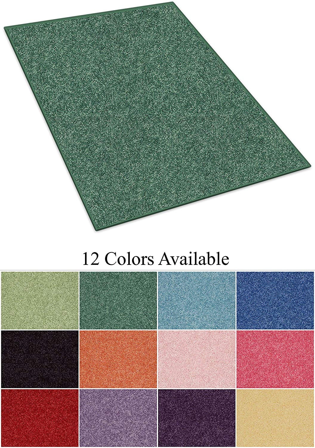 Buy 2' x 3' Soft and Colorful Cozy Rectangle Area Rugs Available in 12 ...
