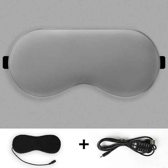 Fête du Canada Kcavykas Fall Savigs, Household Essential,Simulated Silk Usb Temperature Control Eye Mask Female Lunch Break Shading Eye Mask Heating Hot Compress Sleep Eye Mask