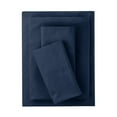 thumbnail image 1 of Mainstays 4-Piece 300 Thread Count Blue - CVC Cotton Blend Bed Sheet Set, King (Adult), 1 of 7