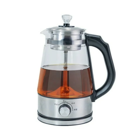 

DUJRIUS Upgrade your tea game with this exquisite practical and elegant glass smart thermo pot tea infuser kettle - perfect for elegant gatherings or enjoying a cozy night in.
