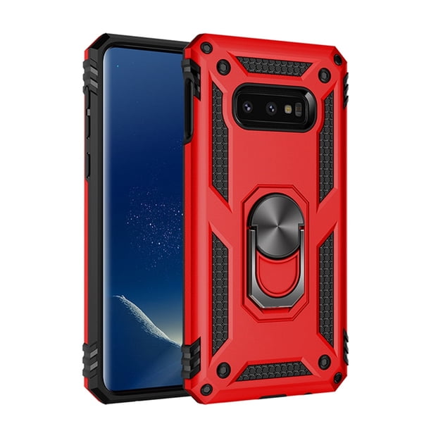 Funda de teléfono para Samsung S10E de Uso Rudo Shockproof + Cristal 9D