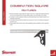 thumbnail image 2 of Hoja cuadrada combinada Starrett C33H-12-4R de acero de 30 cm, 2 of 9
