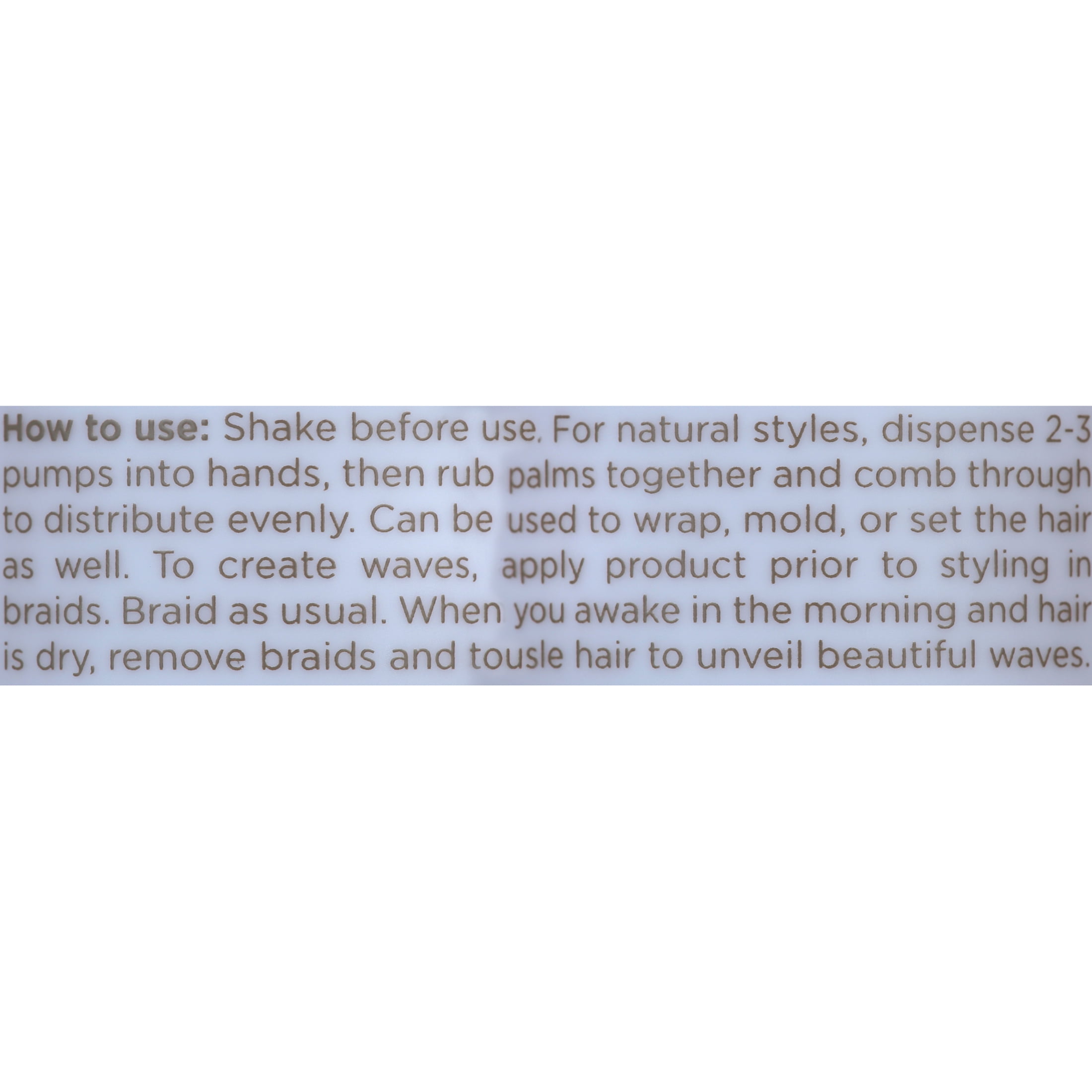 Hairitage Have It All Curl Enhancing Foam Mousse with Quinoa & Rice Protein for Frizz Control, 5 oz