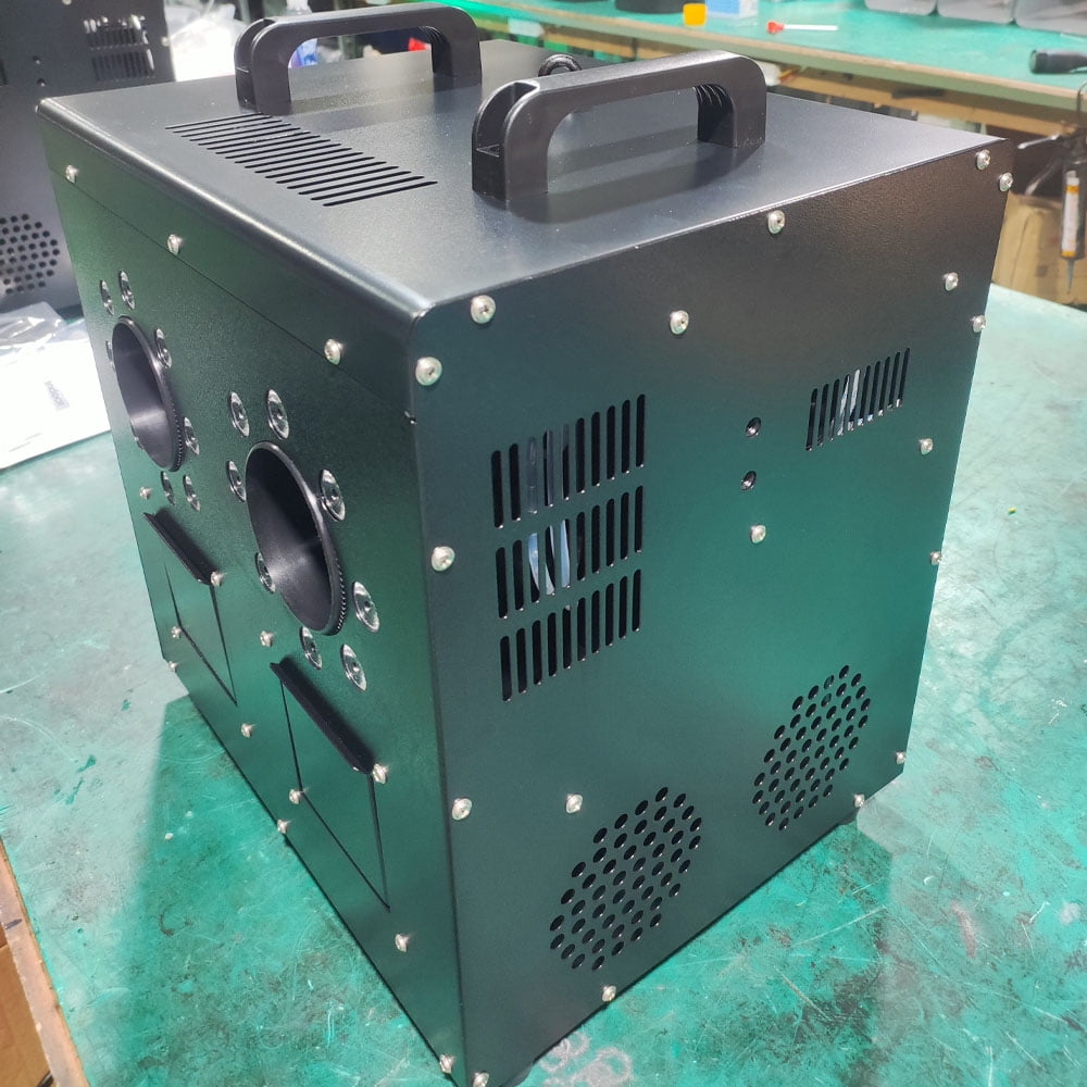 1500W LED Bubble Fog Machine with Remote Control for Stage Atmosphere Impressive Bubble Smoke with Colorful LED
