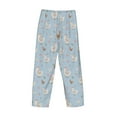 thumbnail image 3 of Lsque Funny Chicken Print Men's Pajama Pants, Lounge Pant - Comfortable Home Wear,Elastic Waistband, Stylish Design-Large, 3 of 9