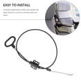 thumbnail image 3 of MasteelfCA 2pcs Carboon Steel Recliner Cable Pull Handle D Ring Replacement for Universal Sofa and Couch, 3 of 8