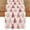 Pink, variant on mubwai Xmas Trees Snowflake Christmas Table Runner, Seasonal Winter Green Kitchen Dining Table Decoration for Home Party Decor 13x72 Inch