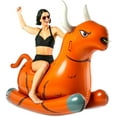 thumbnail image 3 of Big Mouth Inflatable Bull Rocker Pool Float BMPF-0179, 3 of 7