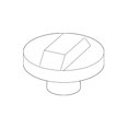 thumbnail image 2 of Suitable for Honda Ridgeline 06-24 2006-2024 trunk bed drain plug cover, 2 of 4