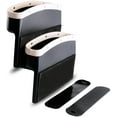 thumbnail image 1 of Bolsillos para asiento de coche, piel sintética, organizador lateral para consola de coche, relleno para huecos de asiento, caddie con alfombrilla antideslizante, Sincero  Hogar, 1 of 6