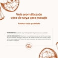 thumbnail image 3 of Vela De Soya Aromática | 600 g | Aroma Coco y Sándalo | Duración 120 Horas B Life., 3 of 8