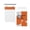 Orange, variant on Orange Waterproof Stone Paper Shower Notepad with Pencil and Holder, 100 Writable Pages