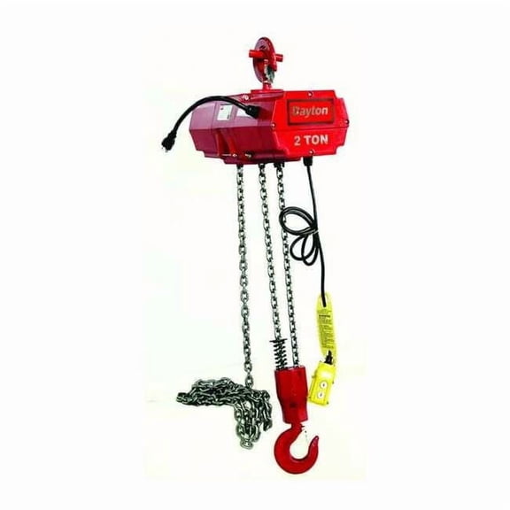 Dayton Electric Chain Hoist,4000 lb.,15 ft. 2GXH7