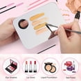 thumbnail image 4 of Paleta de maquillaje cosmético de 2 piezas, paleta de maquillaje de mezcla cosmética, herramienta de artista de maquillaje, paleta de mezcla de crema de color de salón de belleza con una paleta de, 4 of 6