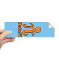 thumbnail image 1 of Autocollant Pare-Chocs Rectangulaire Mathématique Pi Pieuvre pour Carnet et Fenêtre, 1 of 1