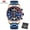 Blue, variant on MINIFOCUS Luxury Men Watches Stainless Steel Men's Wristwatch Men's Quartz Watch's Waterproof Blue
