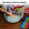 thumbnail image 3 of Freer Silicone Baking Scraper Heat-resistant Cream Shape Spatula Seamless Kitchen Baking Tool, Orange, 3 of 8