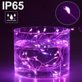 thumbnail image 3 of Morttic 20FT 200LEDs Firecrackers Cluster Garland Fairy Lights,8 Modes&Timer USB Powered Remote Control Waterproof for Home Bedroom Garden Christmas Decor ,Pink, 3 of 7