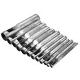 thumbnail image 4 of JUEGO DE PERFORADORAS DE CUERO DE 12 PIZAS, JUEGO DE PERFORADORAS PARA ARTESANIA EN CUERO, KIT DE PERFORADORAS DE ACERO TRATADO TÉRMICAME, 3 4 5 6 7 8 10 11 12 13 14 19 19 MM,, 4 of 7