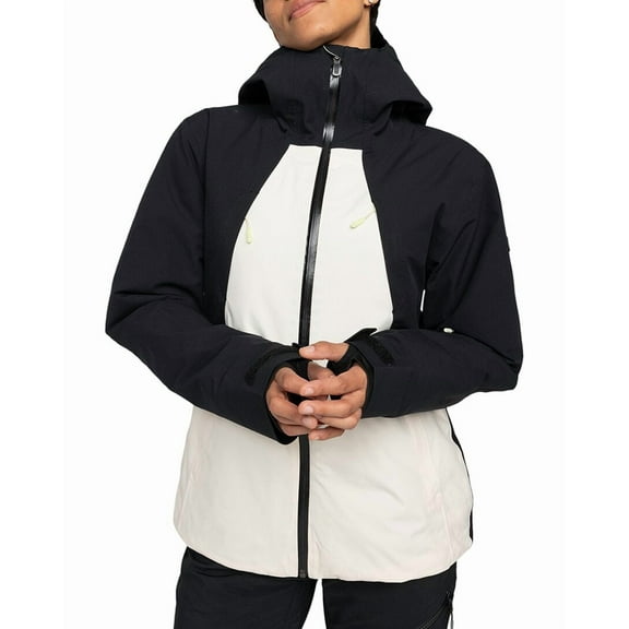 Roxy womens  Wild Twist Snow Jacket, XL, Black