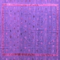 thumbnail image 1 of Ahgly Company Indoor Square Abstract Purple Modern Area Rugs, 3' Square, 1 of 4