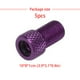 thumbnail image 4 of Sonducket Paquete de 5 adaptadores de válvula Conveniente para llevar Material premium de gran calidad Presta Cap Tube Pump Tool Presta a Type3 NO3, 4 of 6