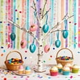 thumbnail image 6 of Painted Bunny Easter Eggs - 1.57" Multicolor Egg Decorations, 12Pcs Holiday Party and Egg Hunting Supplies, Reusable Spring Party Decor, 6 of 6