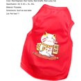 thumbnail image 4 of Pet Colthes, Cartoon Animal Pattern Easy-Wearing Polyester Dog Vests for Spring Walking 2 XL, 4 of 4